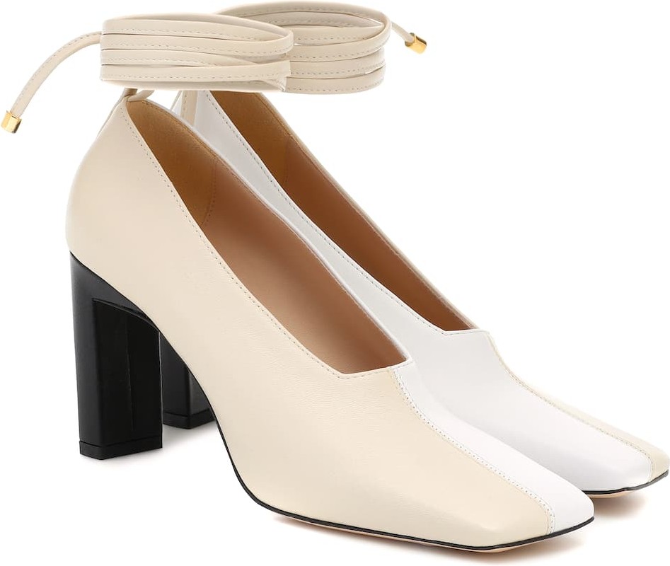 Wandler Isa leather pumps