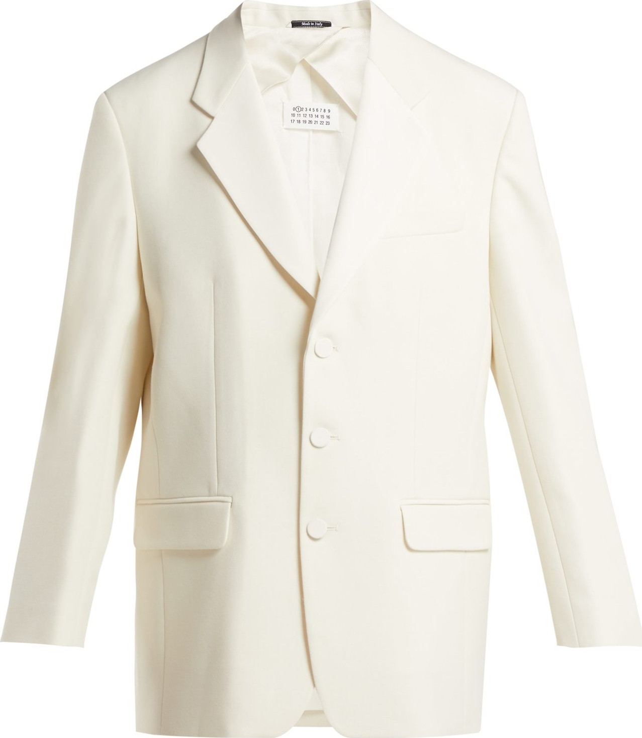Maison Margiela Single-breasted wool-blend blazer