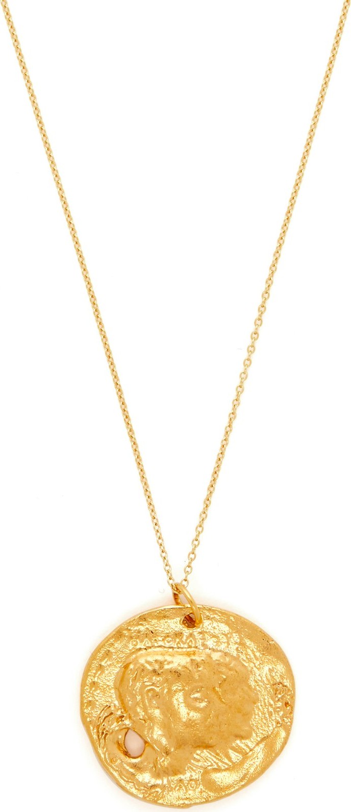 Alighieri The Other Side of the World gold-plated necklace