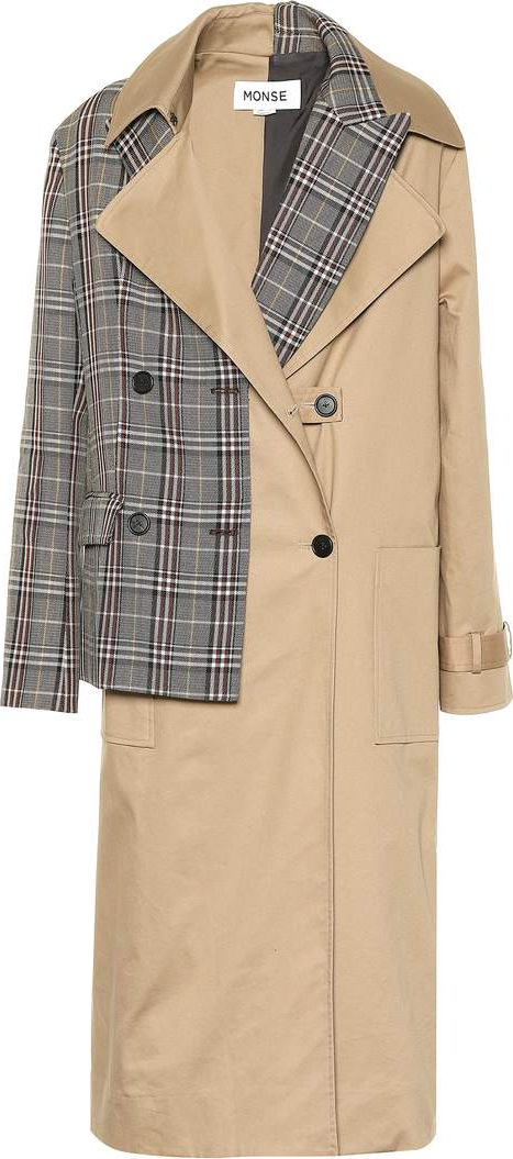 Monse Cotton-blend trench coat