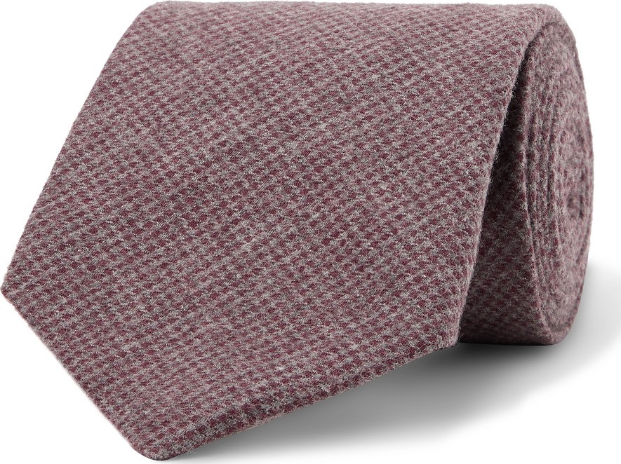 Oliver Spencer 8cm Brushed Organic Cotton-Blend Jacquard Tie