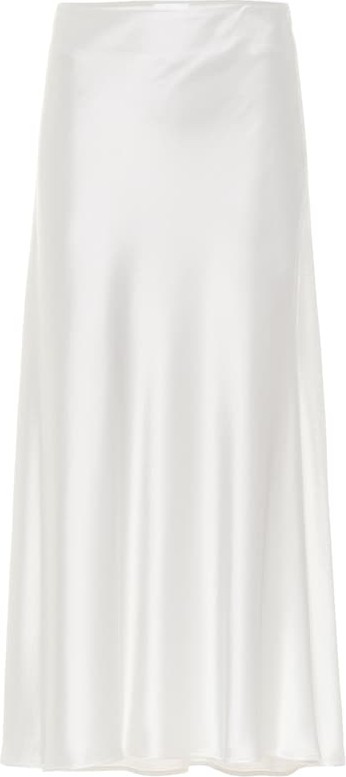 Galvan Valletta satin midi skirt