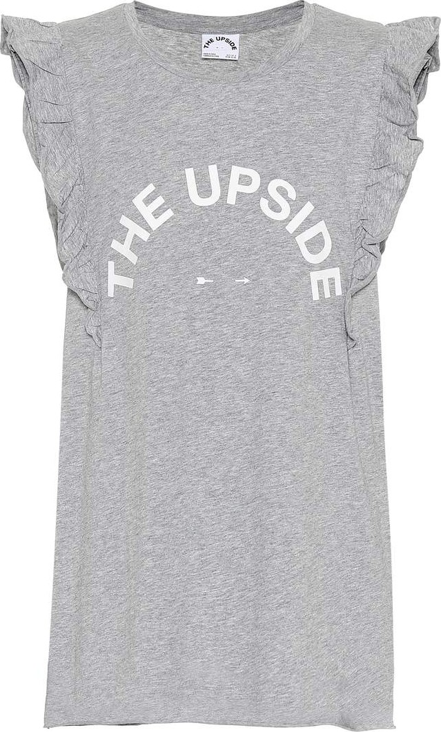 The Upside Top Frill Muscle cotton tank top