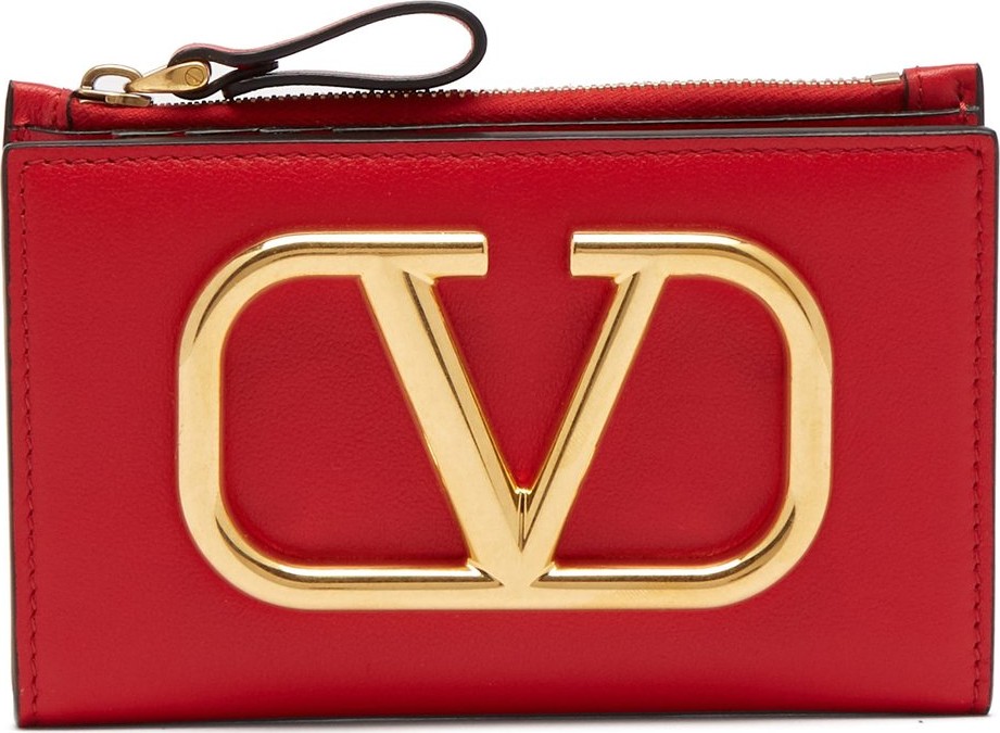 Valentino Go Logo leather wallet