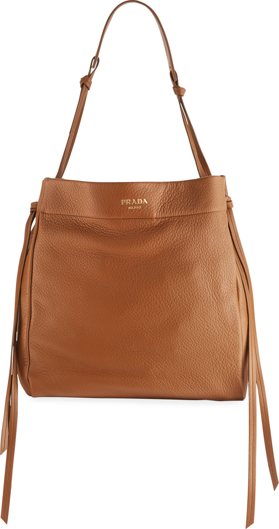Prada Cervo Hobo Shoulder Bag