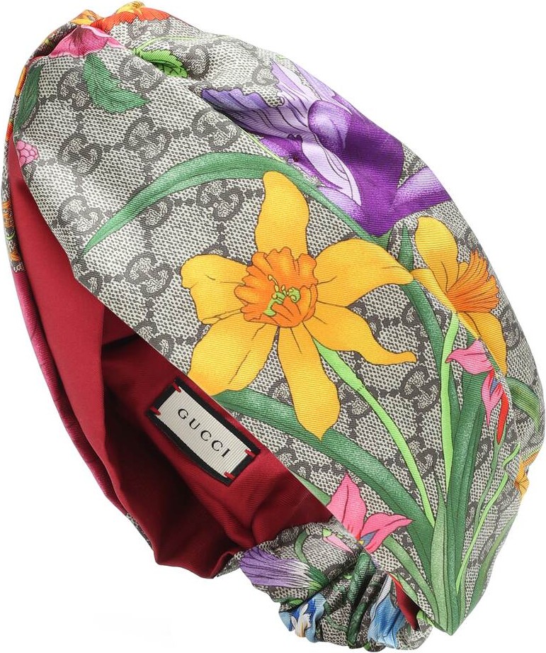 Gucci GG Flora silk headband