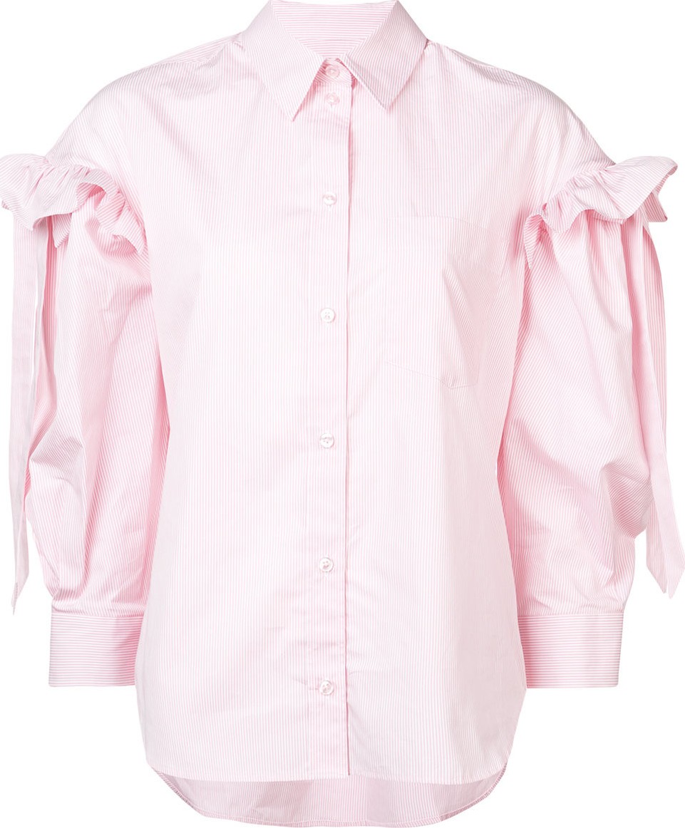Simone Rocha ruffle bow sleeve shirt