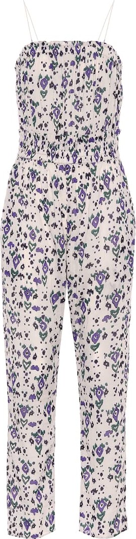 Isabel Marant Etoile Timea floral cotton jumpsuit