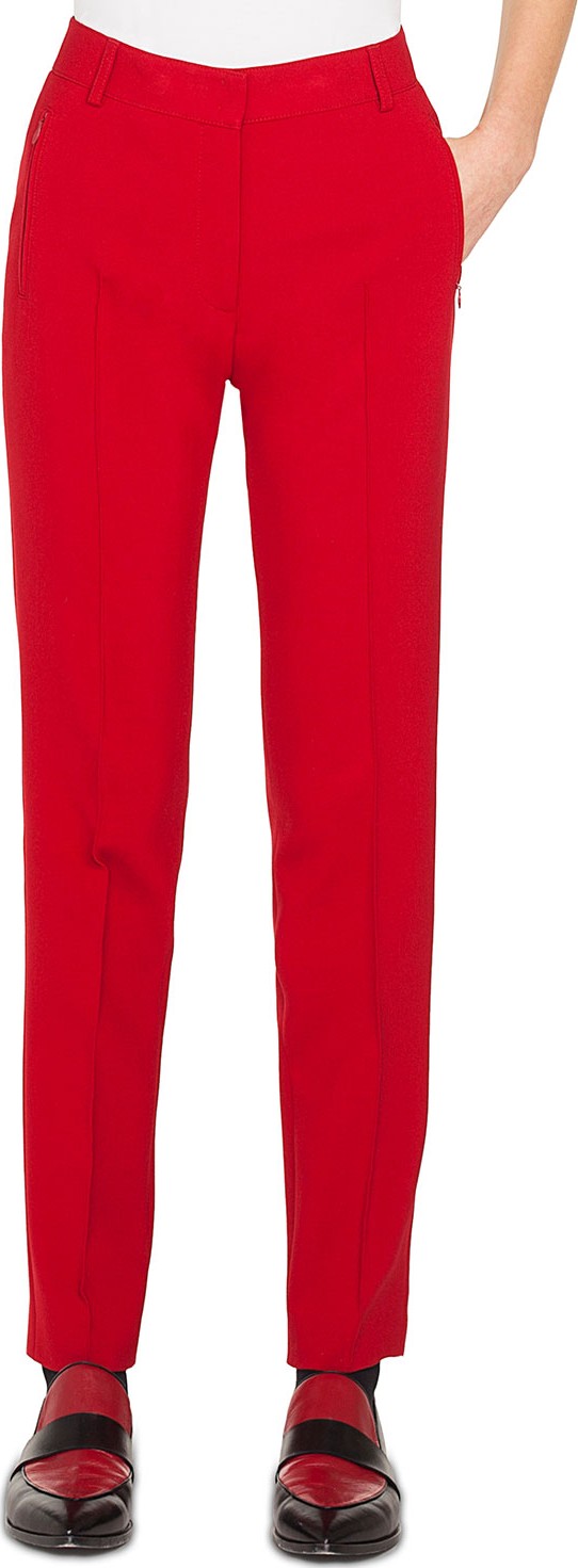 Akris Punto Straight-Leg Jersey Melange Pants