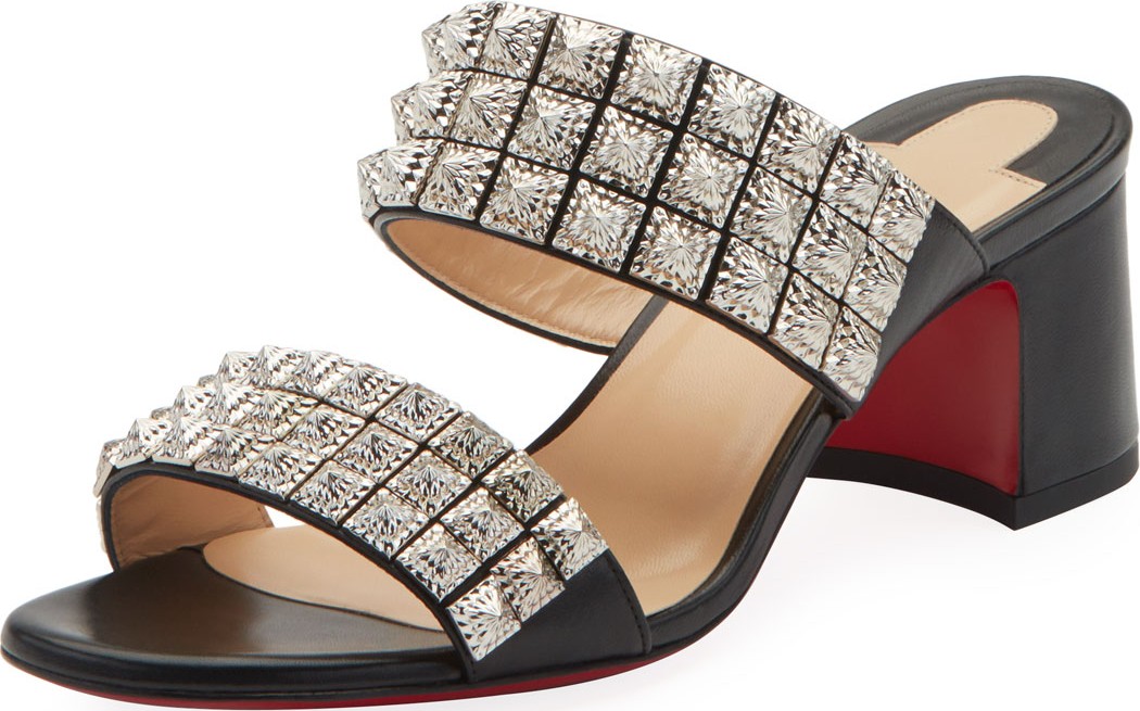 Christian Louboutin Myriadiam 55 Red Sole Slide Sandals