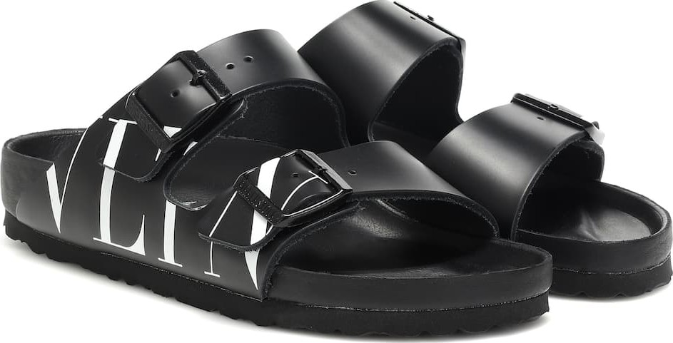 Valentino Valentino Garavani x Birkenstock VLTN leather sandals