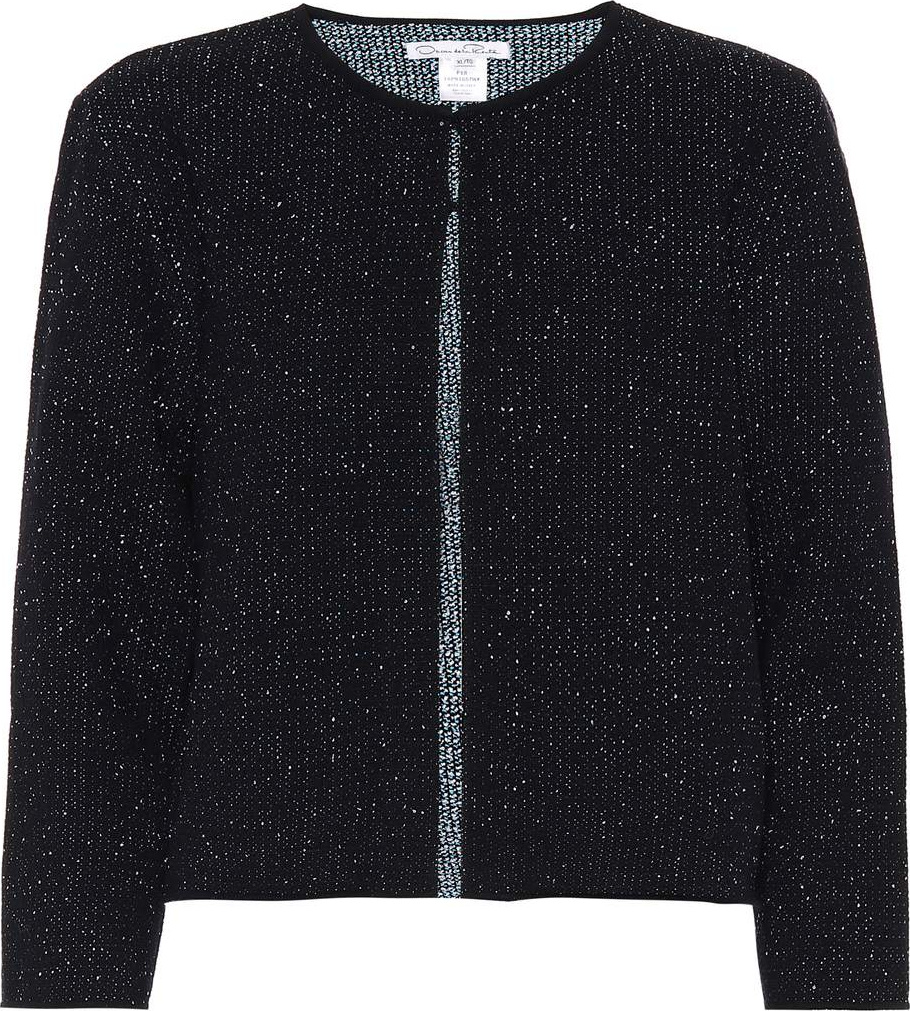 Oscar De La Renta Wool-blend cardigan