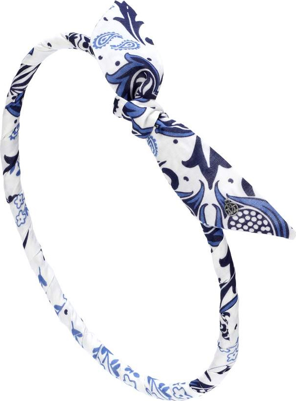 Maison Michel Danny printed cotton headband