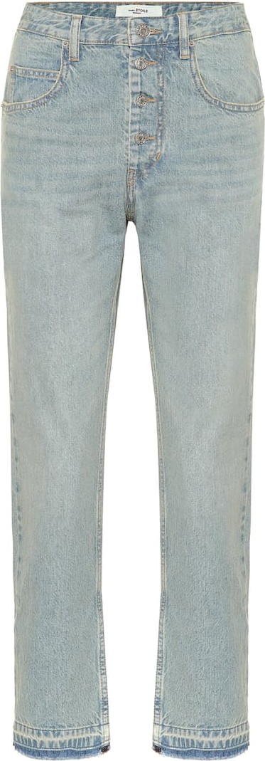 Isabel Marant Etoile Garance high-rise straight jeans