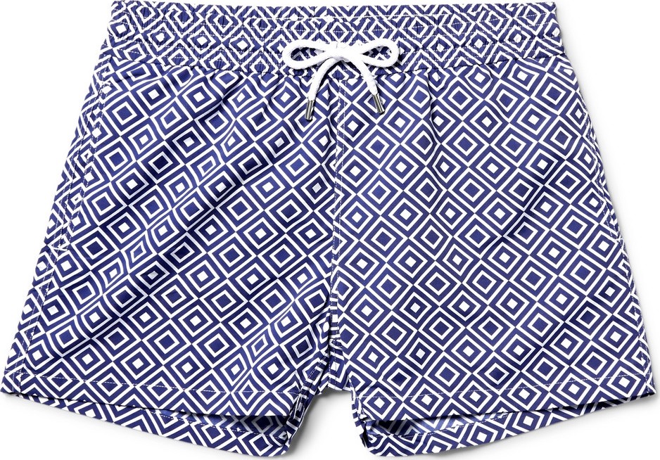 Frescobol Carioca Angra Slim-Fit Short-Length Printed Swim Shorts