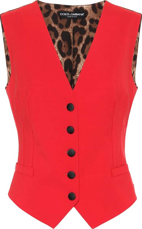 Dolce & Gabbana Wool-blend vest