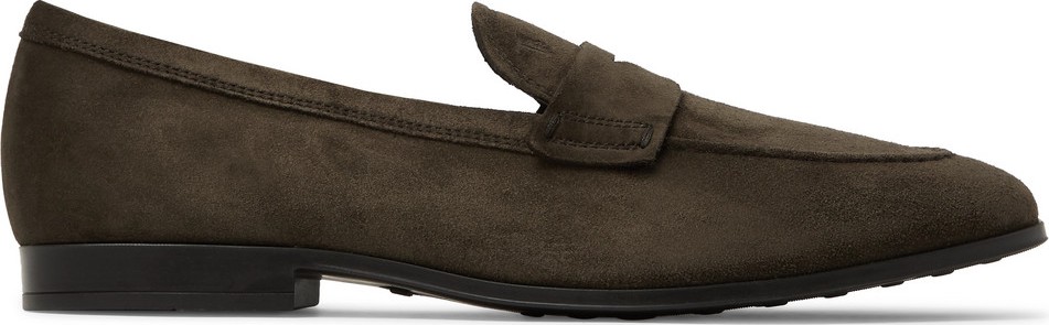 Tod's Suede Penny Loafers