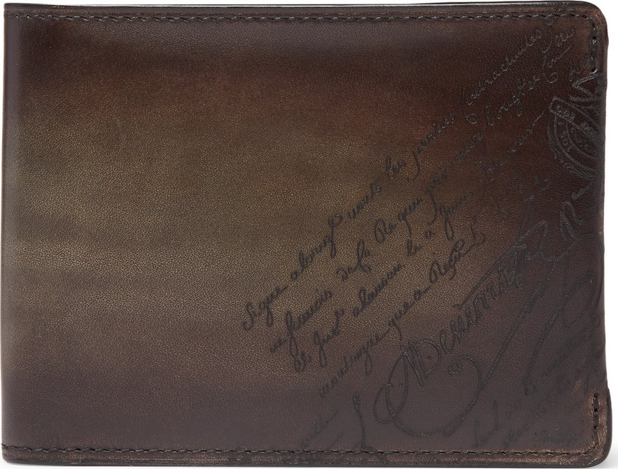 Berluti Scritto Leather Billfold Wallet