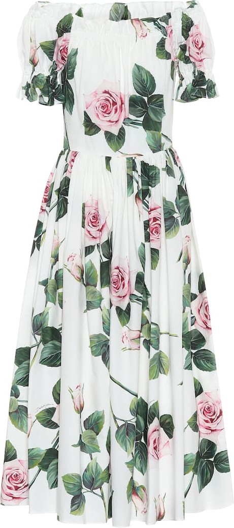 Dolce & Gabbana Floral cotton dress