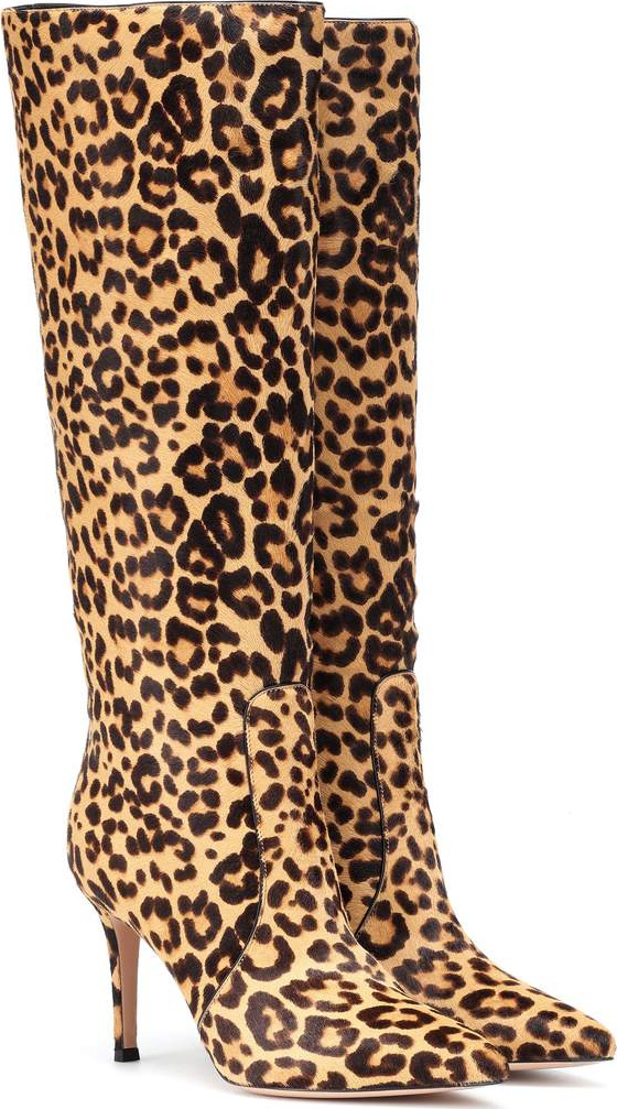 Gianvito Rossi Hunter calf hair boots