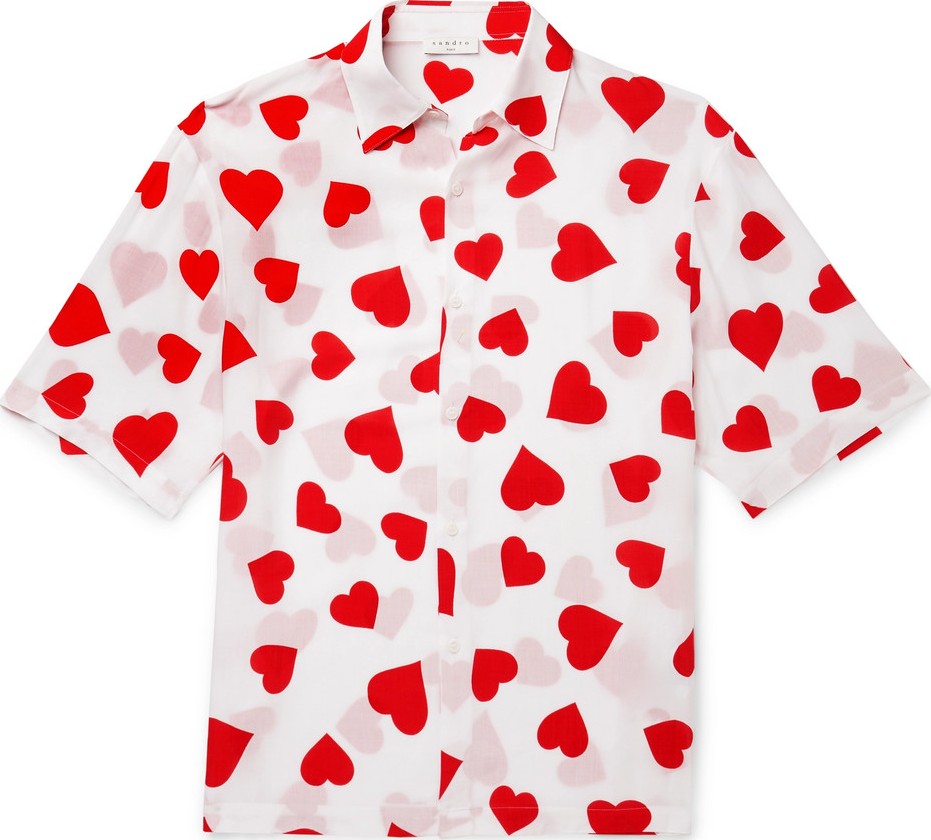 Sandro Printed Woven Shirt