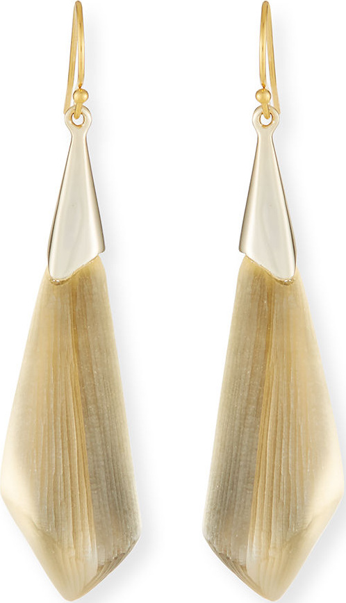 Alexis Bittar 10k Faceted Lucite® Wire Drop Earrings