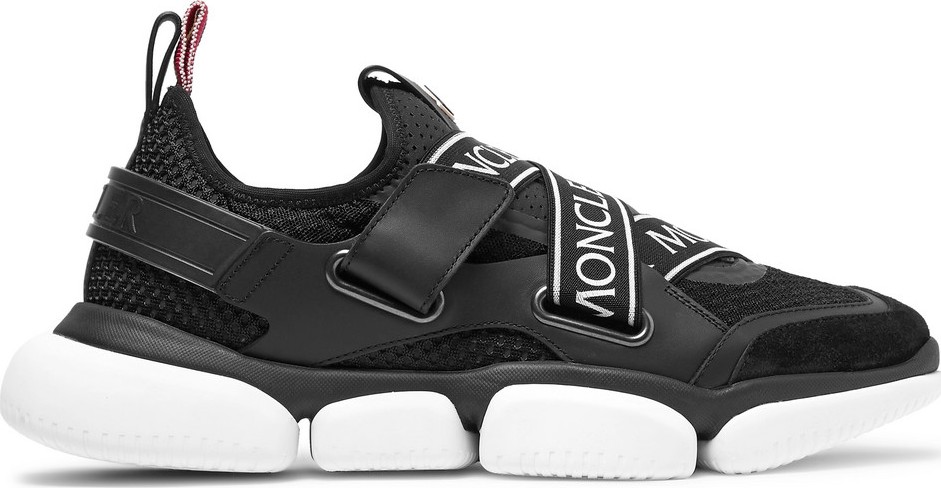 Moncler Bakary Logo-Trimmed Mesh, Suede and Leather Sneakers Moncler Bakary Logo-Trimmed Mesh, Suede and Leather Sneakers