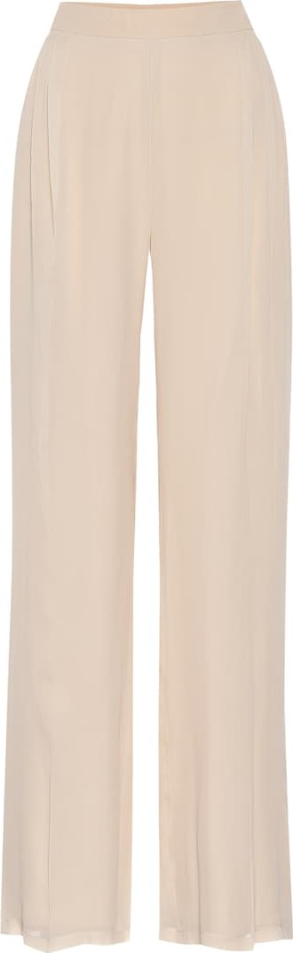Max Mara Nuble silk wide-leg pants