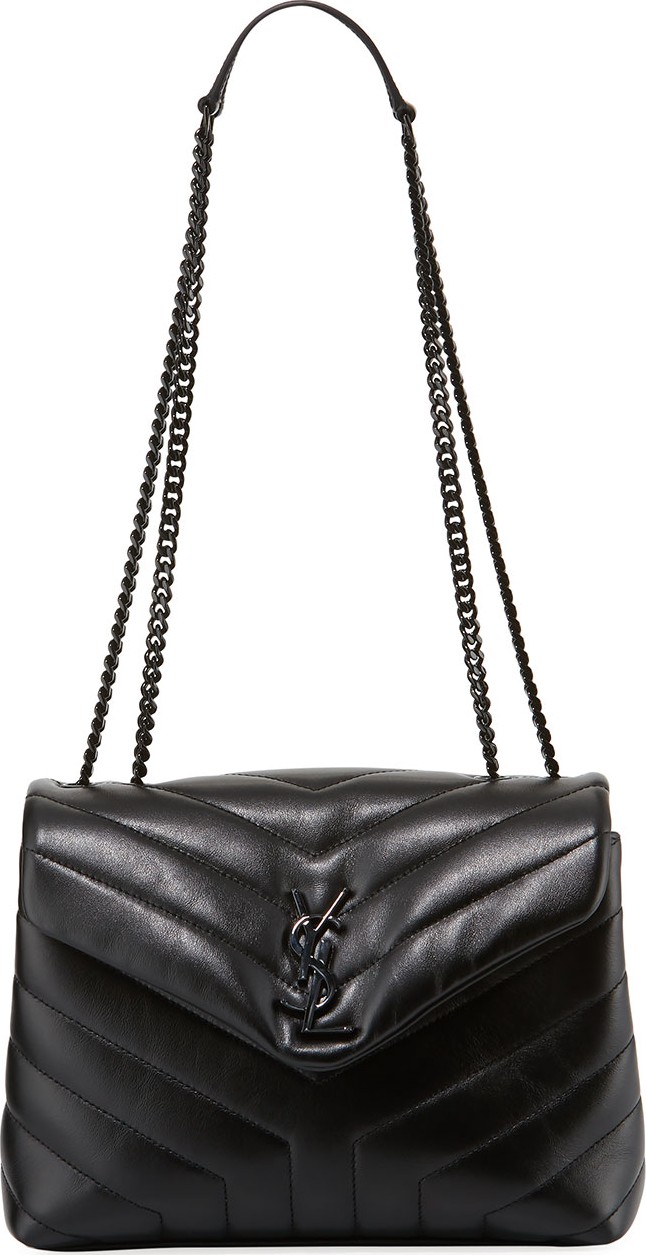 Saint Laurent Monogram Loulou Small Chain Shoulder Bag