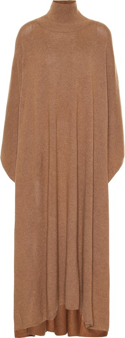 Ryan Roche Cashmere turtleneck dress