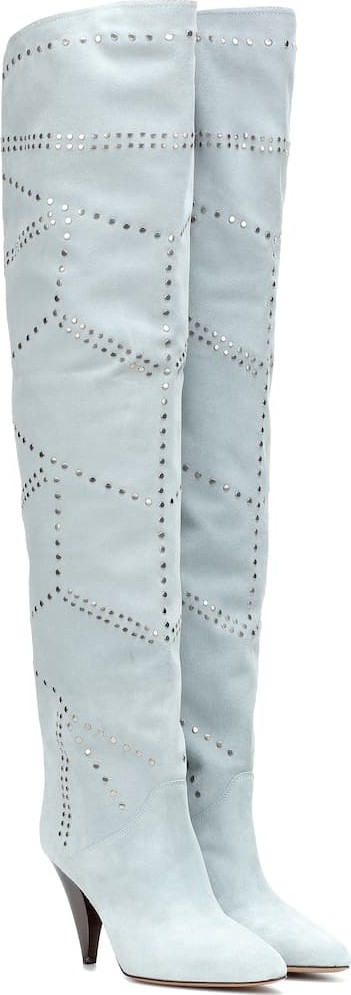 Isabel Marant Exclusive to Mytheresa – Ladra suede over-the-knee boots