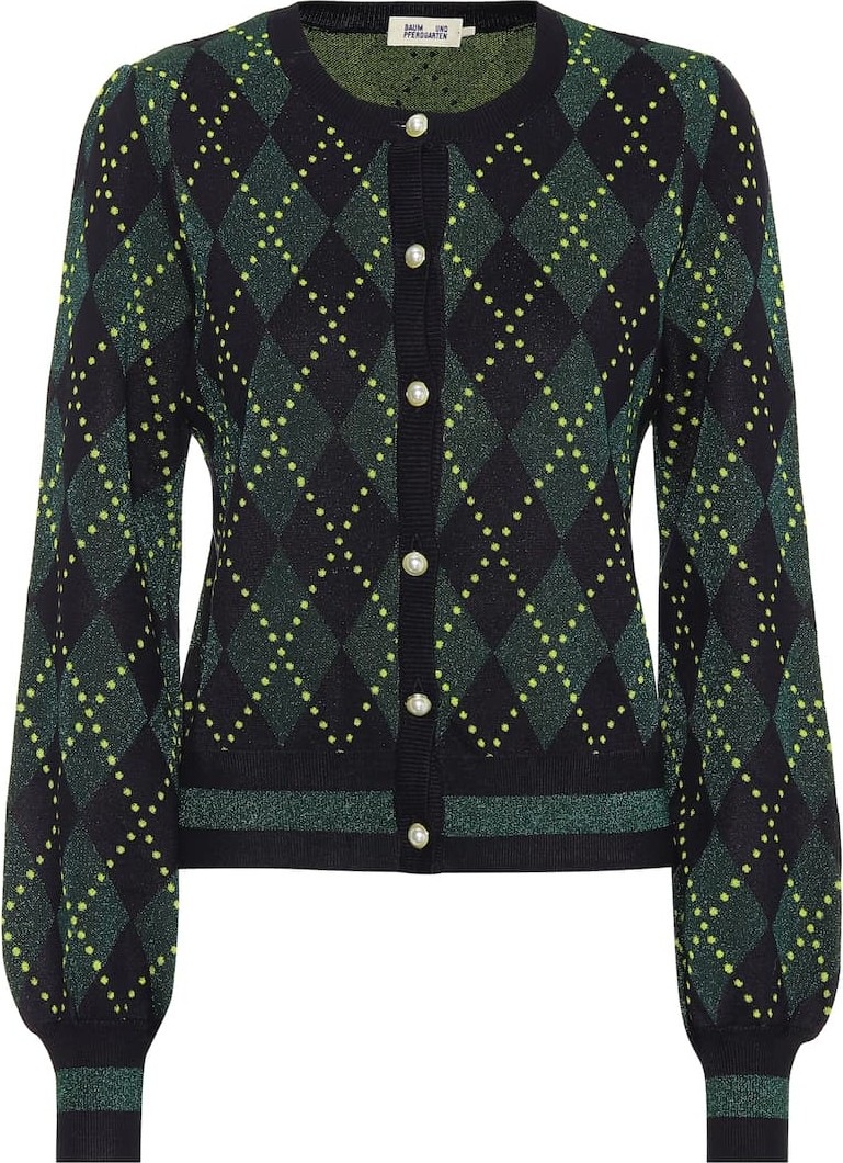 Baum und Pferdgarten Calendre argyle cardigan