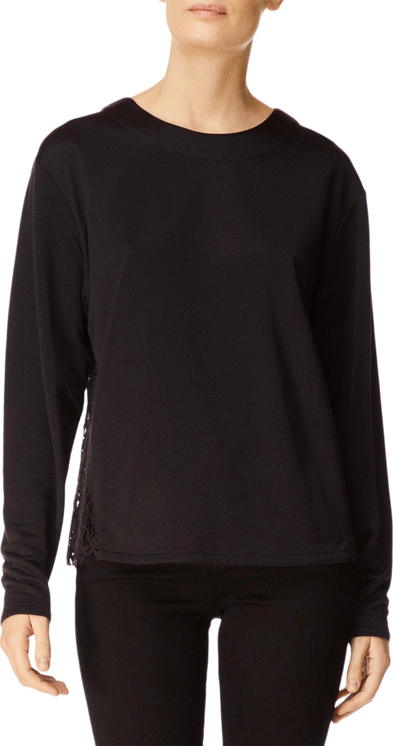 J BRAND Laissez Long-Sleeve Lace-Back Top