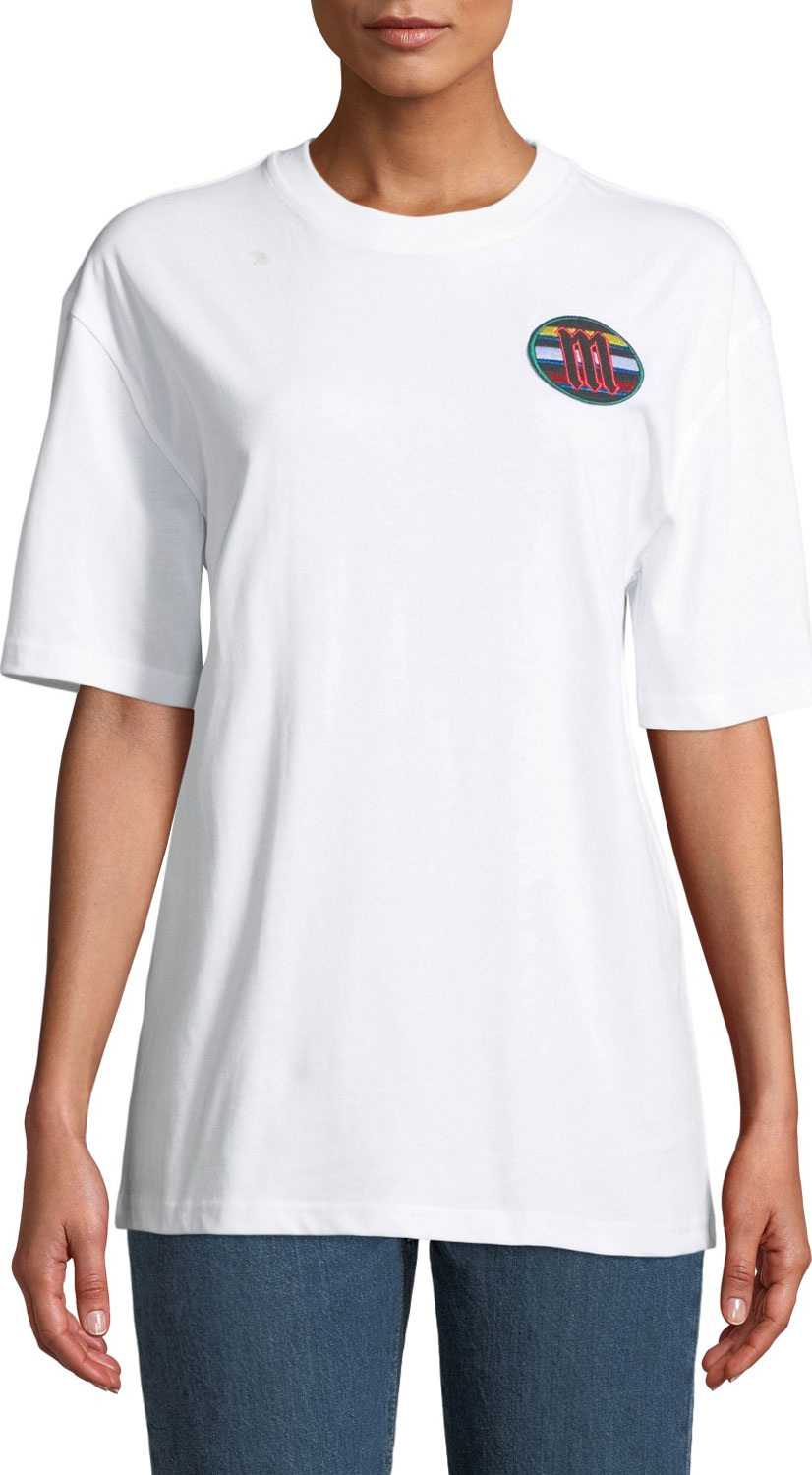 McQ - Alexander McQueen Patched Crewneck Boyfriend Tee