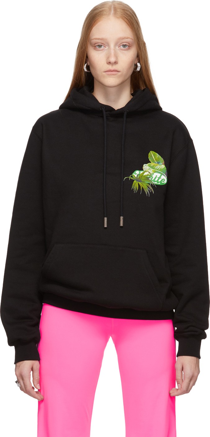 Off White SSENSE Exclusive Black Racing Arrows Hoodie