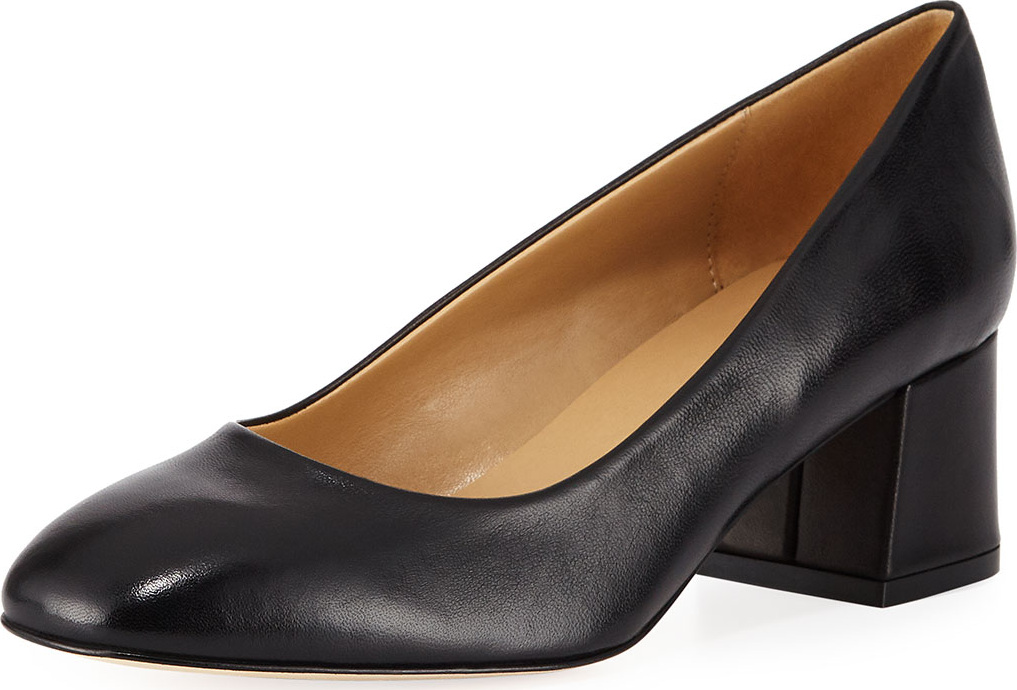 Sesto Meucci Myna Soft Napa Block-Heel Pump