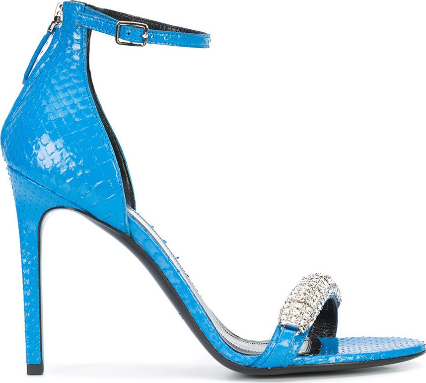 Calvin Klein 205W39NYC python heeled sandal