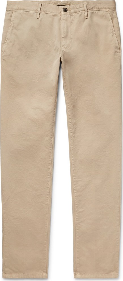 Incotex Slim-Fit Cotton-Twill Chinos