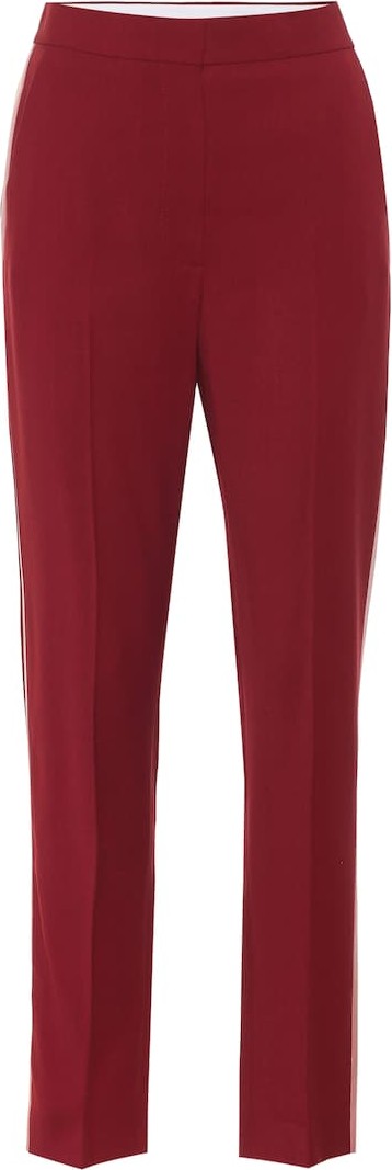 Roksanda High-rise wool crêpe pants