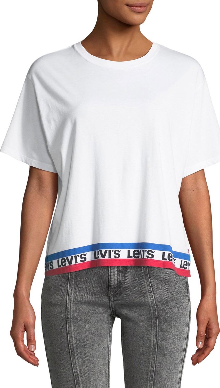 LEVI’S JV Crewneck Logo Graphic Tee