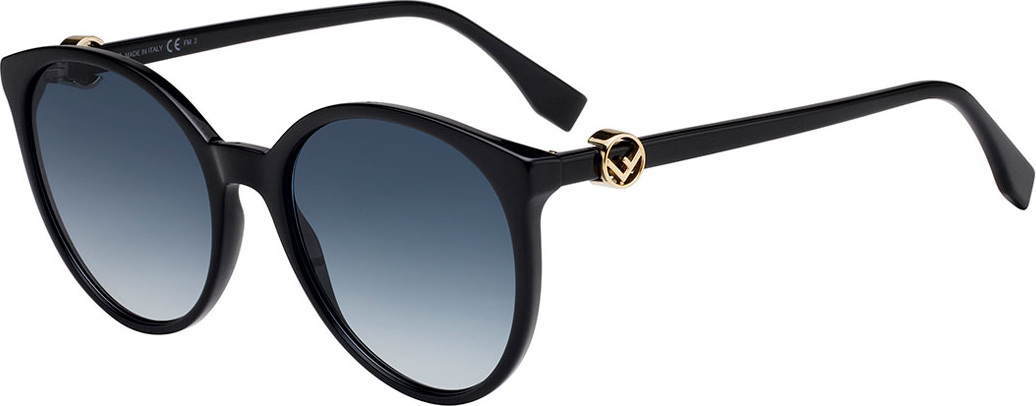 Fendi Round Gradient Sunglasses
