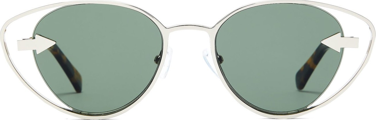 Karen Walker Kissy Kissy cat-eye metal sunglasses