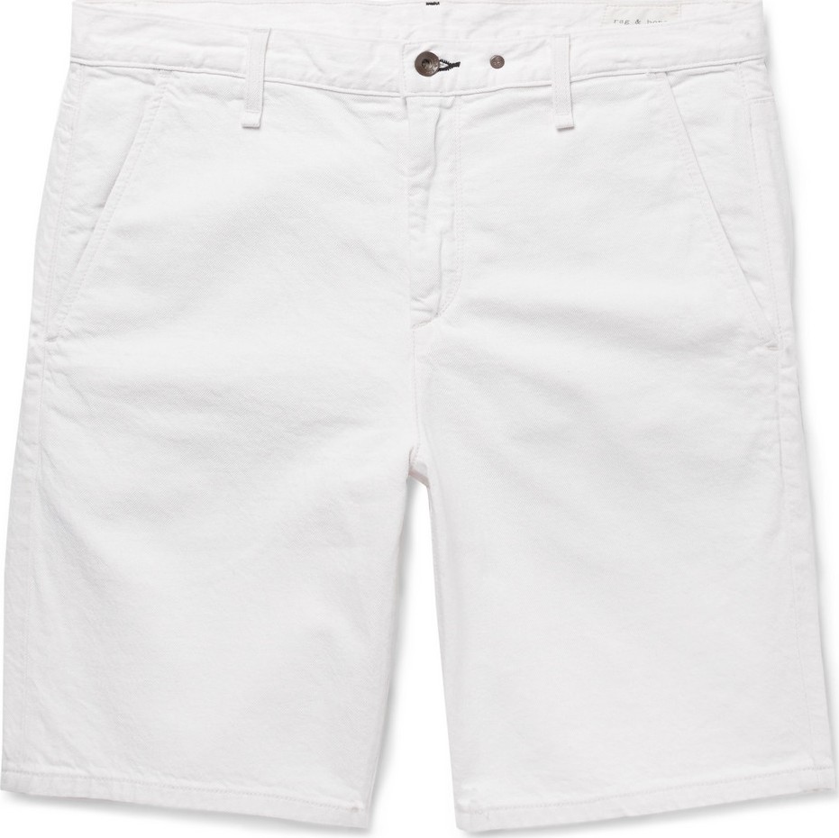 Rag & Bone Slim-Fit Cotton and Linen-Blend Chino Shorts