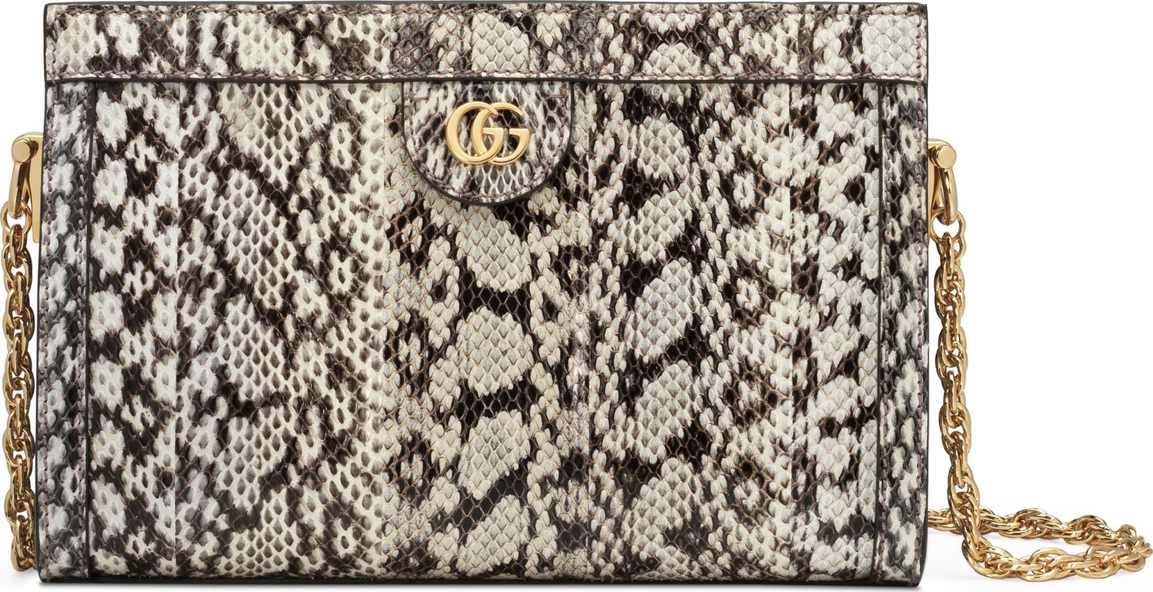 Gucci Small Ophidia Genuine Snakeskin Shoulder Bag