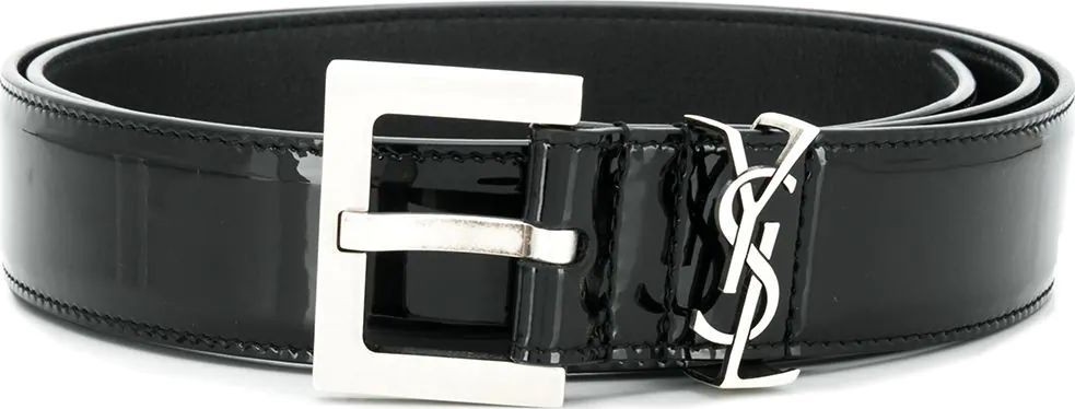 Saint Laurent Classic logo buckle belt