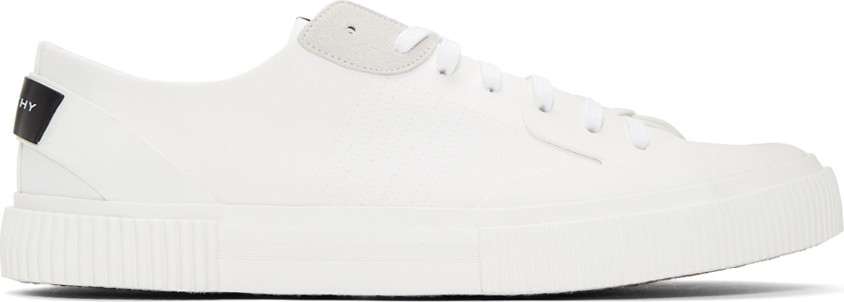 Givenchy White Tennis Light Low Sneakers