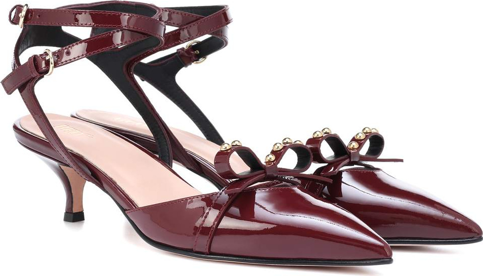 RED Valentino Patent leather slingback pumps