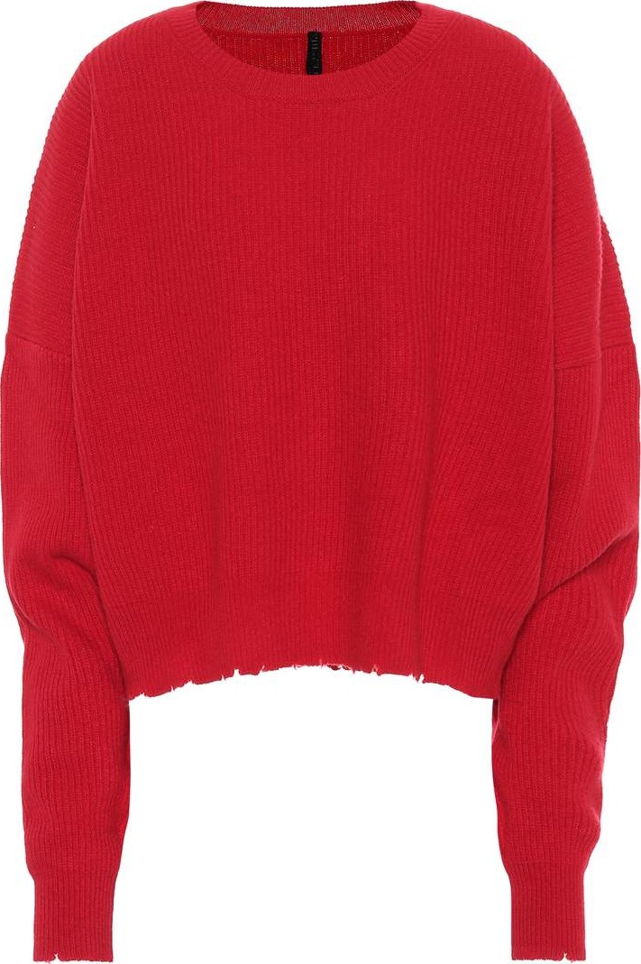Unravel Cropped wool and cashmere sweater