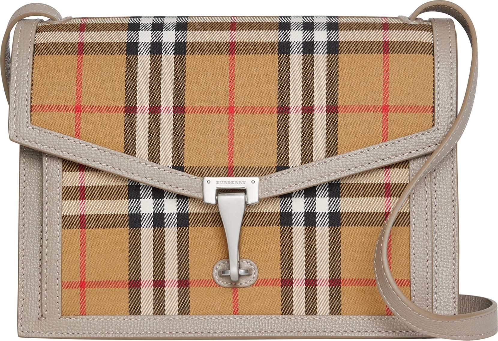 Burberry London England Small Macken Vintage Check Crossbody Bag