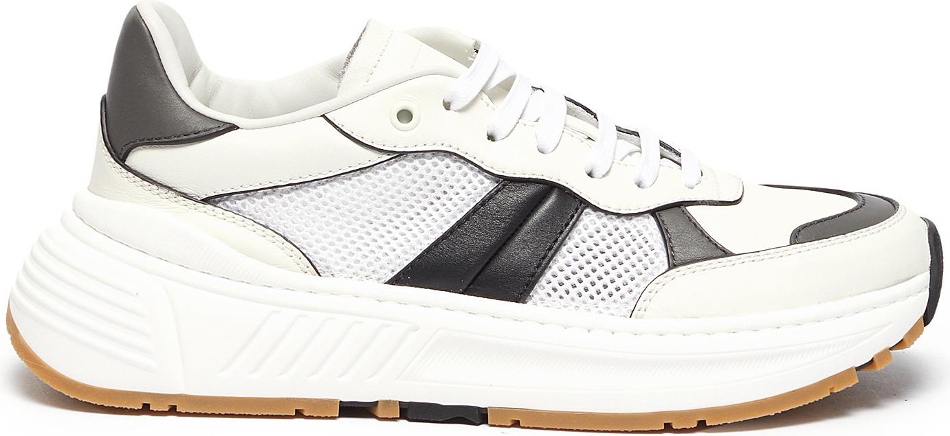 Bottega Veneta 'Speedster' leather mesh patchwork sneakers Bottega Veneta 'Speedster' leather mesh patchwork sneakers